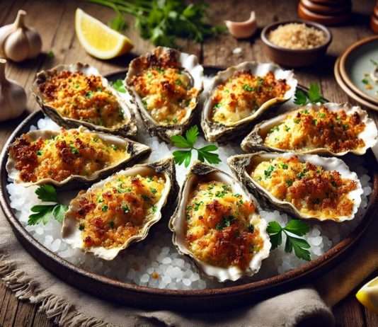 Gratinierte Austern: Herkunft, Geschichte und Rezept Gratinierte_Austern