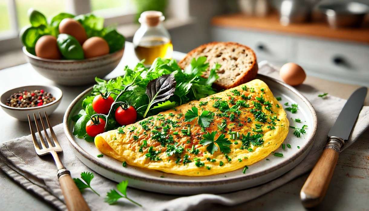Omelette aux Herbes: Ein Leichter Genuss in Sportlichen Zeiten