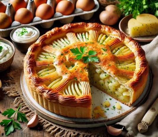 Pâté aux Pommes de Terre aus Vichy: Ein Traditionelles Französisches Gericht Pate-de-Pommes-de Terre