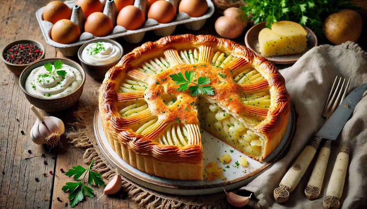 Pâté aux Pommes de Terre aus Vichy: Ein Traditionelles Französisches Gericht