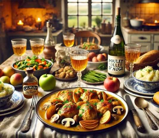 Poulet Vallée d’Auge: Ein kulinarisches Juwel aus der Normandie Poulet-Vallee-d-Auge