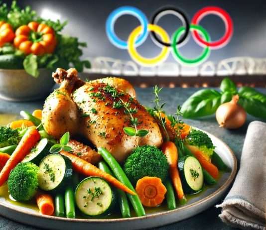 Poulet aux Légumes: Ein Olympischer Genuss für Französische Athleten Poulet_aux_Legumes