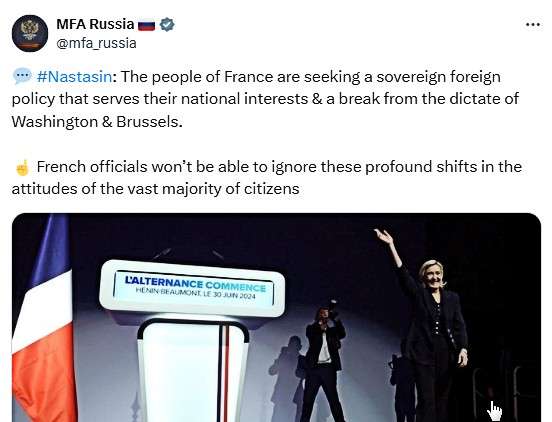 Russlands Unterstützung für das Rassemblement National: Ein riskantes Spiel