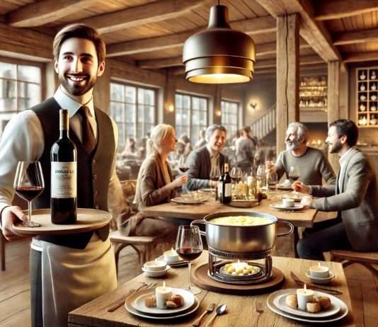 Perfekte Weinbegleitung zu den Spezialitäten der Region um den Lac d’Annecy: Tartiflette, Fondue Savoyarde und Diots-au-Vin-Blanc Sommelier_Annecy