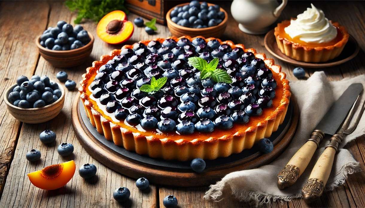 Tarte aux Myrtilles aus den Vogesen: Ein Kulinarisches Meisterwerk
