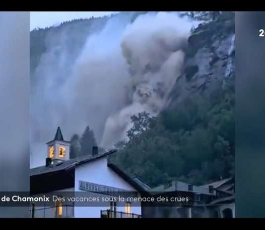 Starkregen in der Haute-Savoie: Campingplätze in der Nacht evakuiert Ueberflutungen_Chamonix_ScreenF2
