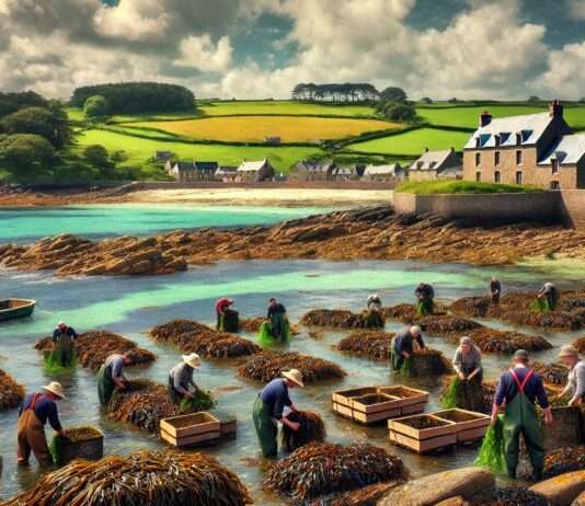 Gastronomie: Der lukrative Markt der essbaren Algen Algenernte_Bretagne