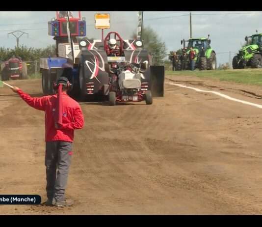 Spektakulär: Traktor Pulling Traktor-Rennen