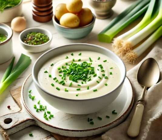 Vichyssoise: Eine Elegante Französische Kalte Suppe Vichyssoise