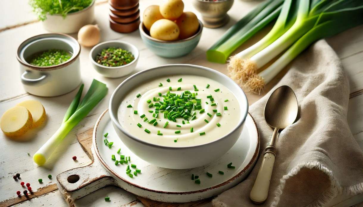 Vichyssoise: Eine Elegante Französische Kalte Suppe