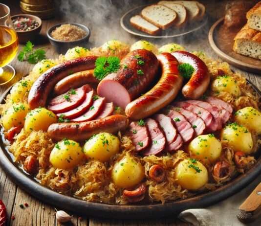 Choucroute Garnie – Das Elsässer Sauerkraut: Ein Stück Tradition auf dem Teller Choucroute_garnie