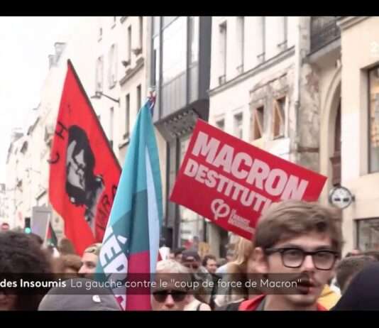 Gegen Macron und Barnier: Frankreich protestiert Demonstration_Paris_ScreenF2