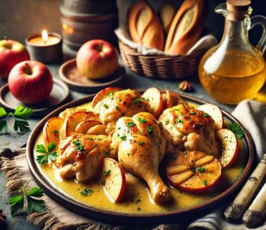 Poulet au Cidre: Ein Klassiker aus der Bretagne Poulet-au-Cidre