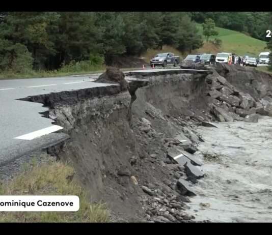 Sturzbäche und zerstörte Straßen: Heftige Regenfälle hinterlassen massive Schäden in der Region Savoie Sturmschaeden_Savoie_ScreenF2