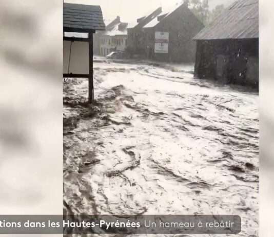 Hautes-Pyrénées: Ganzes Dorf muss nach verheerenden Überschwemmungen wieder aufgebaut werden Ueberschwemmungen_Pyrenaeen_ScreenF2