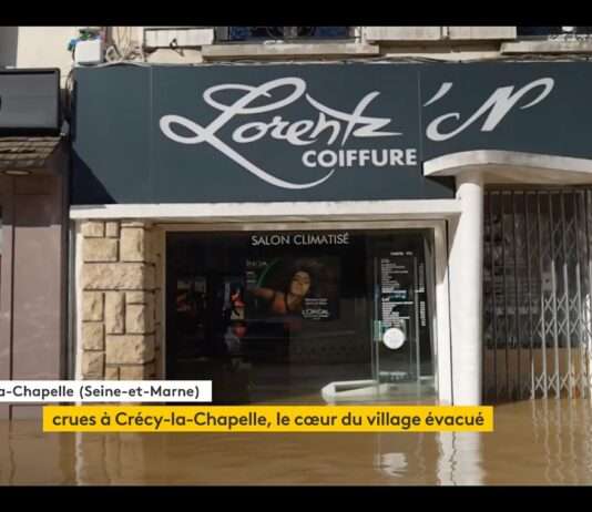 Crécy-la-Chapelle: Schwere Überschwemmungen zwingen das Dorf zur Evakuierung Crécy-la-Chapelle