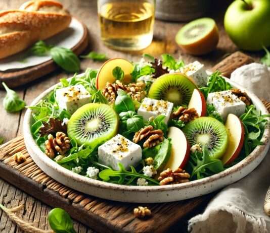 Französischer Kiwi-Käse-Salat: Geschichte und ein Rezept Französischer-Kiwi-Käse-Salat