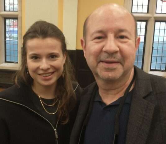 Wissenschaft trifft Aktivismus: Michael Mann und Luisa Neubauer im Dialog während Penns Climate Week Neubauer_Mann