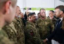 Macron stärkt Unterstützung für die Ukraine: Besuch bei Soldaten und diplomatische Treffen Macron_Ukrainische_Soldaten