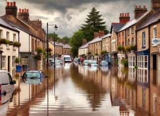 Unter Dauerregen: Warum der Westen Frankreichs mit einer neuen Flut-Realität ringt Illustration_Hochwasser