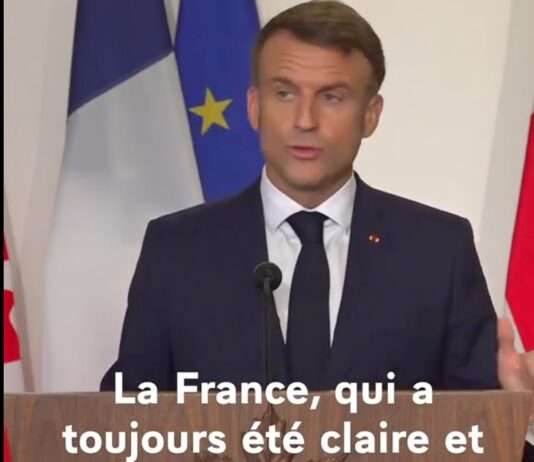 Nahost-Krise: Macron verurteilt Irans Angriffe auf Israel scharf Macron_Libanon-Israel_ScreenX