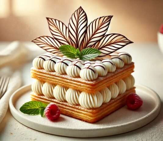 Gâteau de Mille-Feuille: Der Königliche Klassiker der Französischen Pâtisserie – Rezept zum Nachbacken Mille-Feuilles