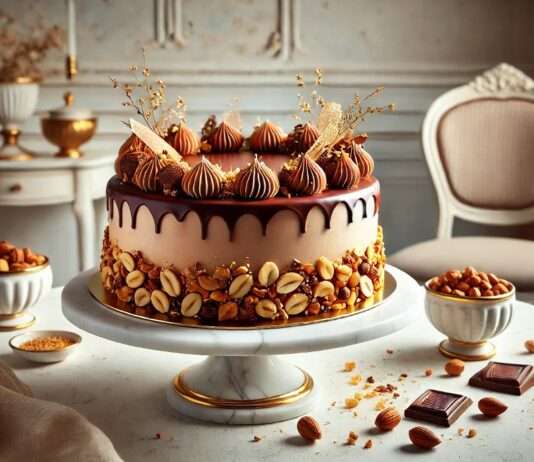 Die Geschichte und Entstehung der Nougat-Torte Nougat-Torte