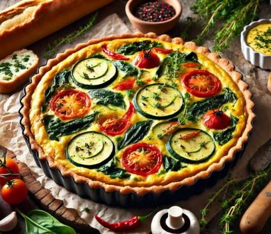 Französisch-Vegetarisch: Die Kunst der Quiche aux Légumes Quiche-aux-Legumes