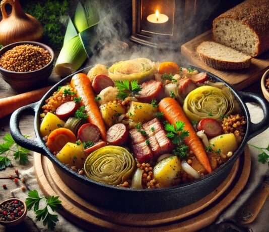 Potée au Sarrasin: Ein Herzhaftes Wintergericht aus Frankreich Potee-au-Sarrasin
