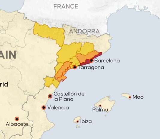 Tödliche Flutkatastrophe in Spanien: Alarmstufe Rot in Barcelona und wachsende Wut in der Bevölkerung Wetterwarnung_Barcelona