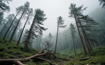 Wenn der Wind zur Gefahr – Das größte Waldgebiet Westeuropas wird gesperrt Wald_Sturmschaden