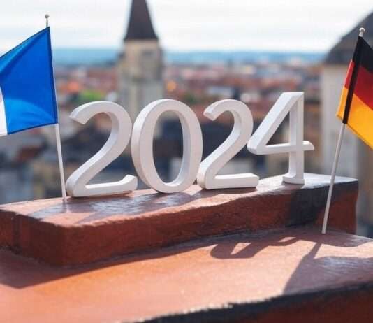 2024: Ein Schicksalsjahr für Frankreich und Deutschland 2024_Frankreich_Deutschland_Illustration