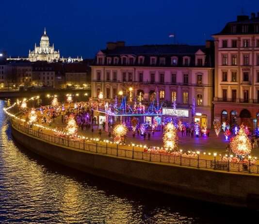 Lyon im Lichterrausch: 25 Jahre Fête des Lumières Fete-de-Lumieres_Lyon_Illustration