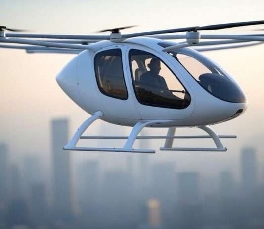 Fliegende Taxis in Paris: Projekt vorerst gestoppt Flugtaxi_Illustration
