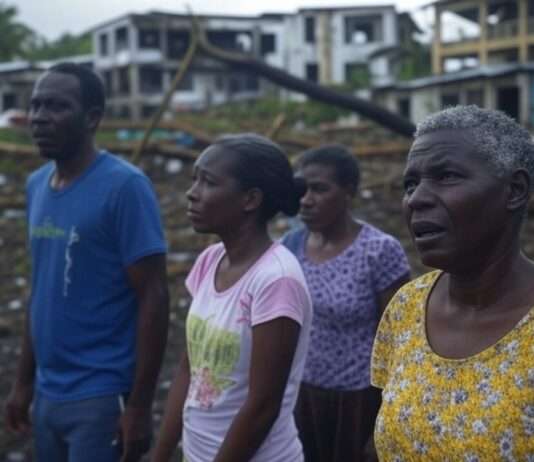Mayotte: Gesetzesentwurf zur Nothilfe und Wiederaufbau präsentiert Mayotte_Verzweiflung_Illustration