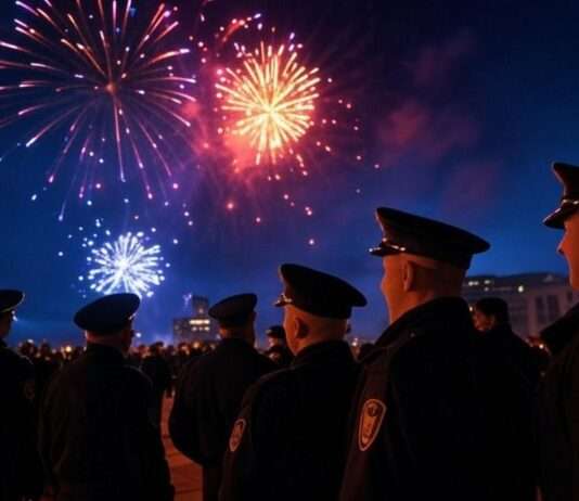 Sicherheit am Silvesterabend: 10.000 Polizisten in Paris – Ein Blick auf Deutschland und Europa Silvester_Sicherheit_Illustration