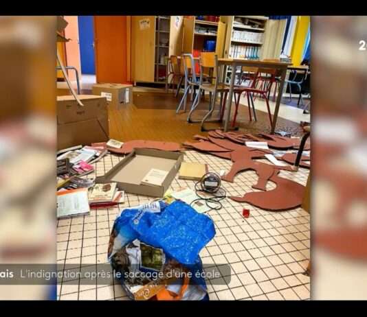 Vandalismus in Beauvais: Grundschule verwüstet Verwuestete_Schule_ScreenF2