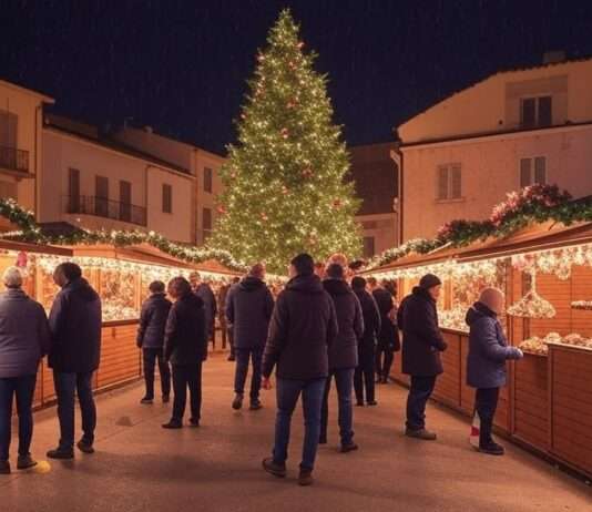 Korsika zur Weihnachtszeit: Ein Fest für alle Sinne Weihnachtsmarkt_Illustration