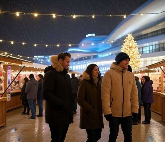 Lyon im Lichterglanz: Ein Besuch der schönsten Weihnachtsmärkte Weihnachtsmarkt_Lyon_Illustration