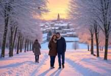 Wintersonnenwende: Dunkelheit, Licht und Traditionen in Deutschland und Frankreich Winter_Illustration