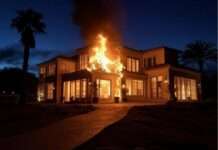 Verheerende Brände in Los Angeles: Luxusvillen der Prominenz in Flammen Brände_Los-Angeles_Illustration