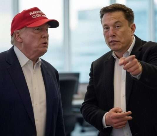 Donald Trumps zweites Kabinett: Milliardäre in Schlüsselpositionen Donald_Trump-Elon_Musk_Illustration