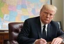 Trumps Einwanderungspolitik unter Druck: Der Fall Abrego García als Wendepunkt Donald_Trump_Landkarte_Illustration