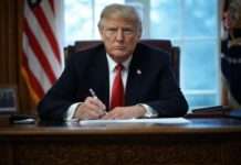 Rückabwicklung auf Bewährung: Die USA beenden Bidens Sponsorenprogramm für legale Migration Donald_Trump_Oval_Office_Illustration