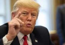 Trump kündigt Wiederaufnahme von Atomwaffentests an – als Antwort auf russisch-chinesische Rüstungsschübe Donald_Trump_belehrend_Illustration