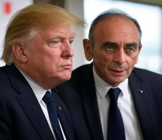 Éric Zemmour bei Trumps Amtseinführung: Ein symbolträchtiger Besuch in Washington Donald_Trump-Eric_Zemmour_Illustration