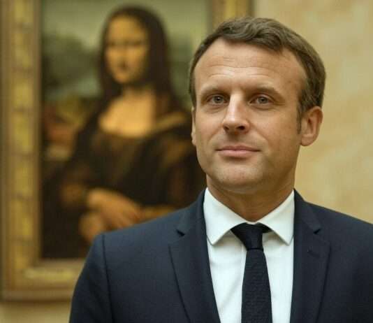 Renaissance du Louvre: Emmanuel Macrons umfassender Plan für die Renovierung des Louvre-Museums Emmanuel_Macron_Mona-Lisa_Illustration