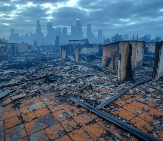 Los Angeles in Flammen: Mindestens 24 Tote durch verheerende Brände Feuer_Los_Angeles_Illustration