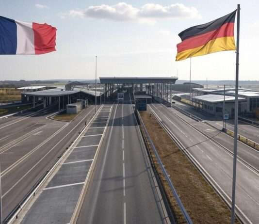 Grenzkontrollen zwischen Deutschland und Frankreich: Politische Forderungen nach sofortiger Abschaffung Grenze_Deutschland_Frankreich_Illustration