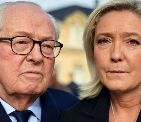 Frankreichs Rechtsaussen-Partei unter Druck: Wie Korruptionsvorwürfe den Rassemblement National erschüttern Jean-Marie_Le-Pen-Marine_Le-Pen_Illustration